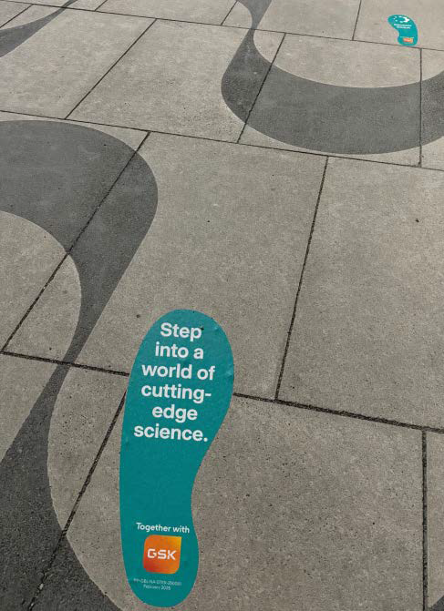 23. Outdoor Footprint Stickers