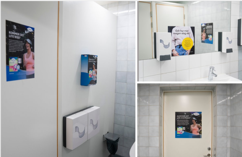 20. Restroom Branding