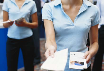 Flyers Handed out by Congress Staff