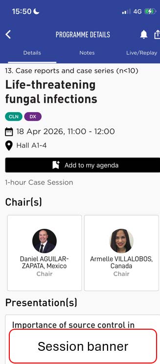 Session Banner