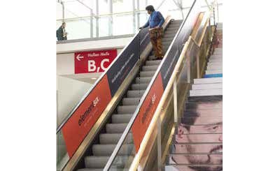 12. Escalator Glass Brand 2 (right side)