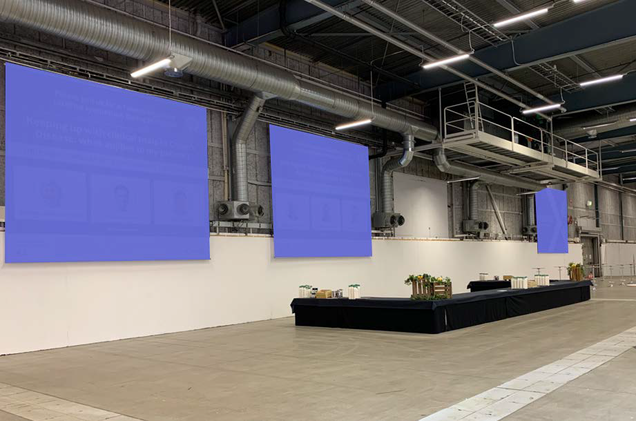 16. Wall Branding | Back of Hall Wall