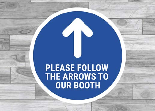 22. Indoor Booth Directional Arrows