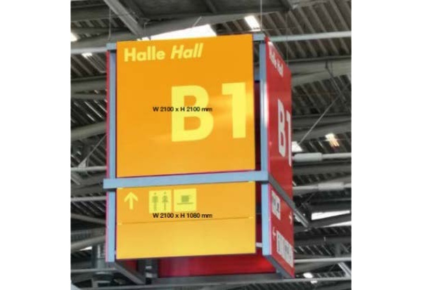 30. 4-sided Hanging Cube 1